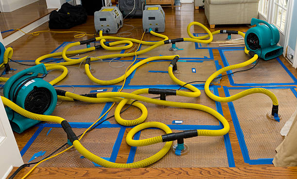 Professional Crawl Space Water Removal technician working in Fiskeville, RI